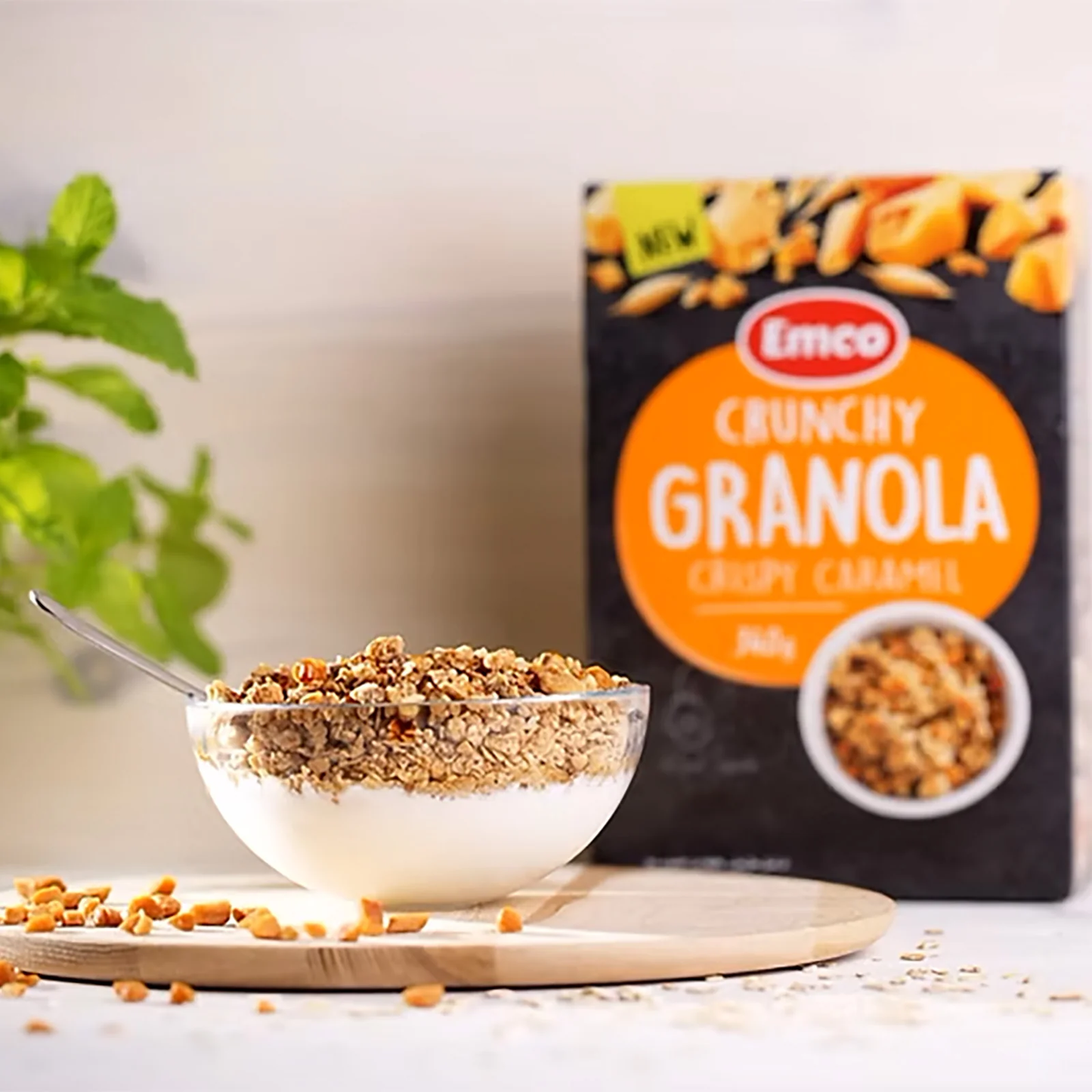 Emco Crunchy Granola Crispy Caramel 340g