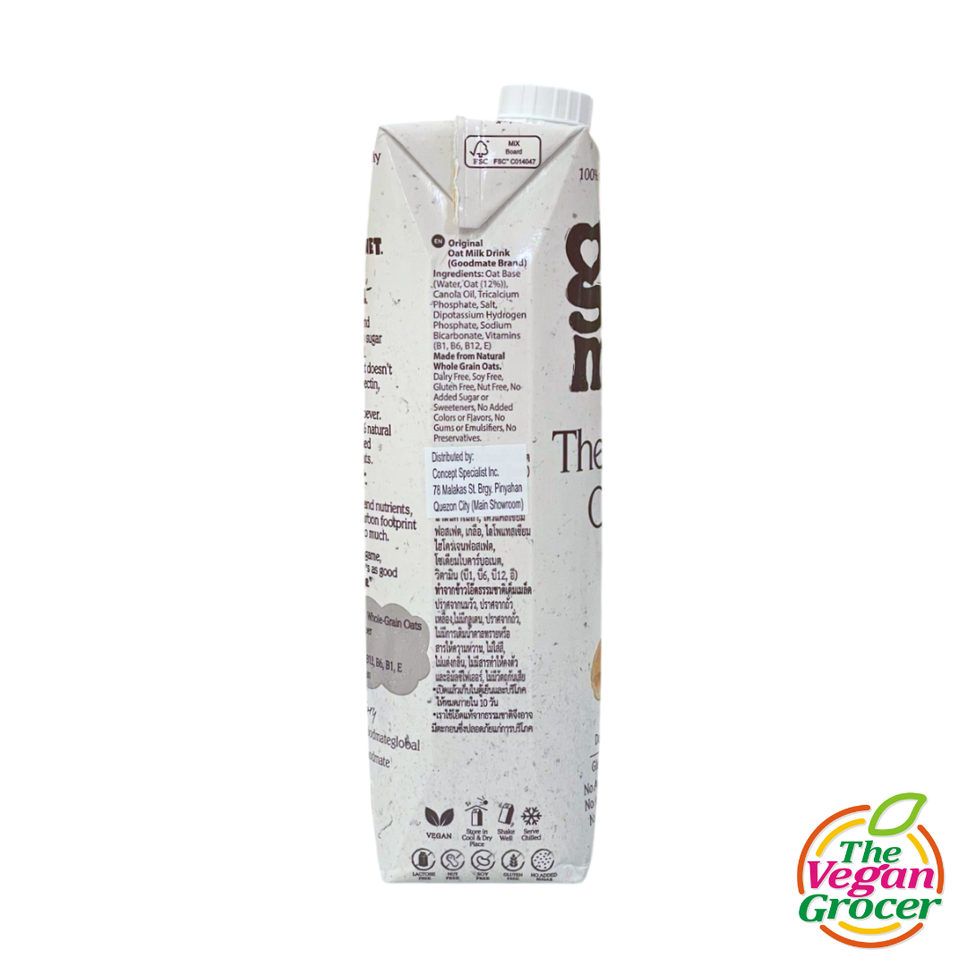 Goodmate Original Oat Milk 1L (gluten-free, soy-free)