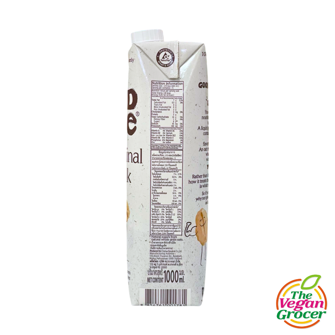 Goodmate Original Oat Milk 1L (gluten-free, soy-free)