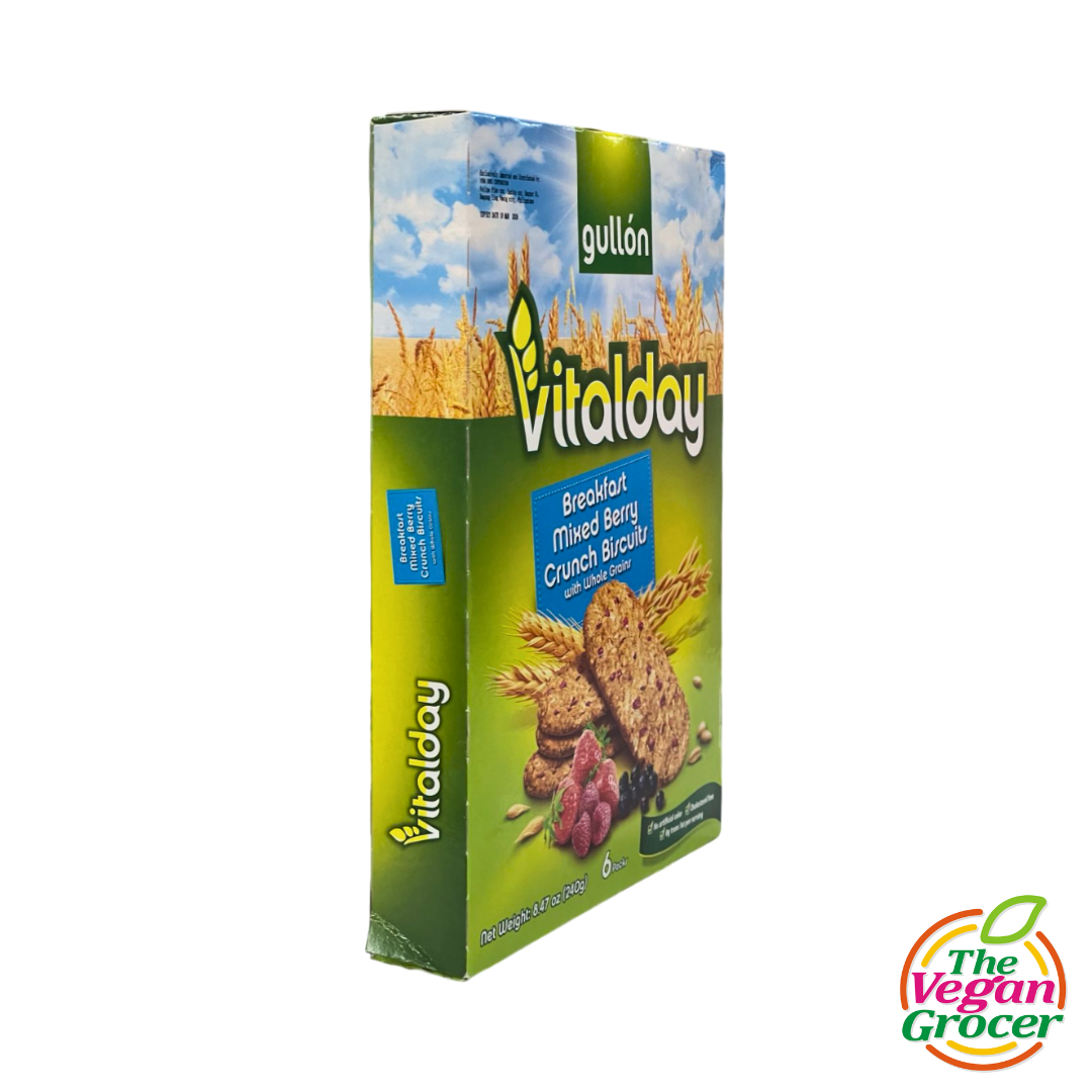 Gullón Vitalday Breakfast Mixed Berry Crunch Biscuits with Whole Grains 240g