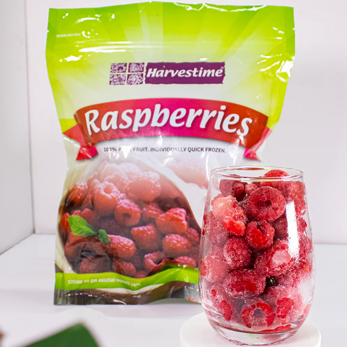 Harvestime Frozen Raspberries IQF 1kg