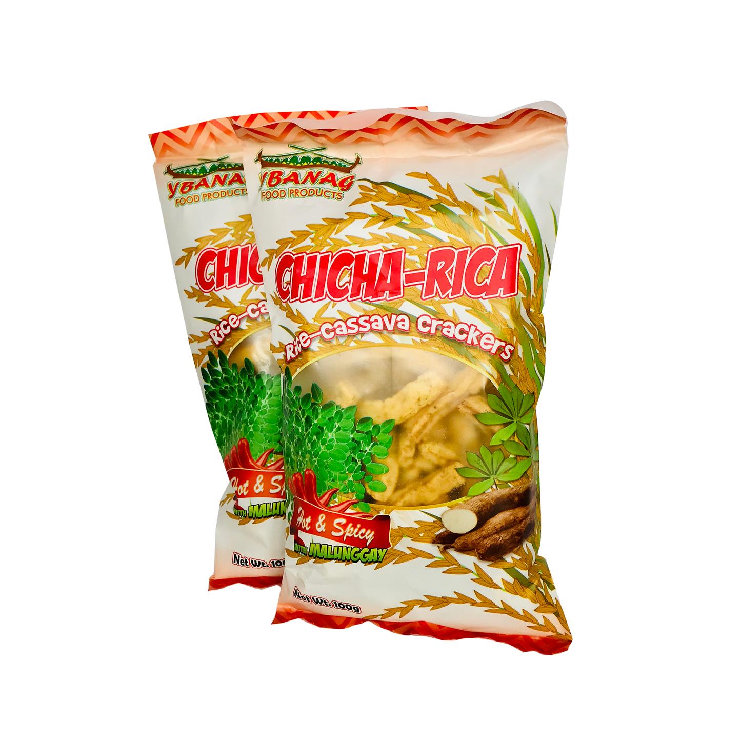 ChichaRica Rice Cassava Crackers with Malunggay 100g