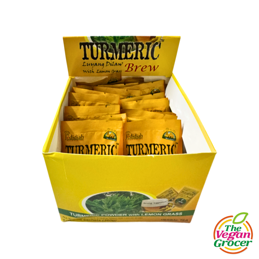 Jedidiah Turmeric Herbal Tea with Lemongrass Brew Sachet 10g