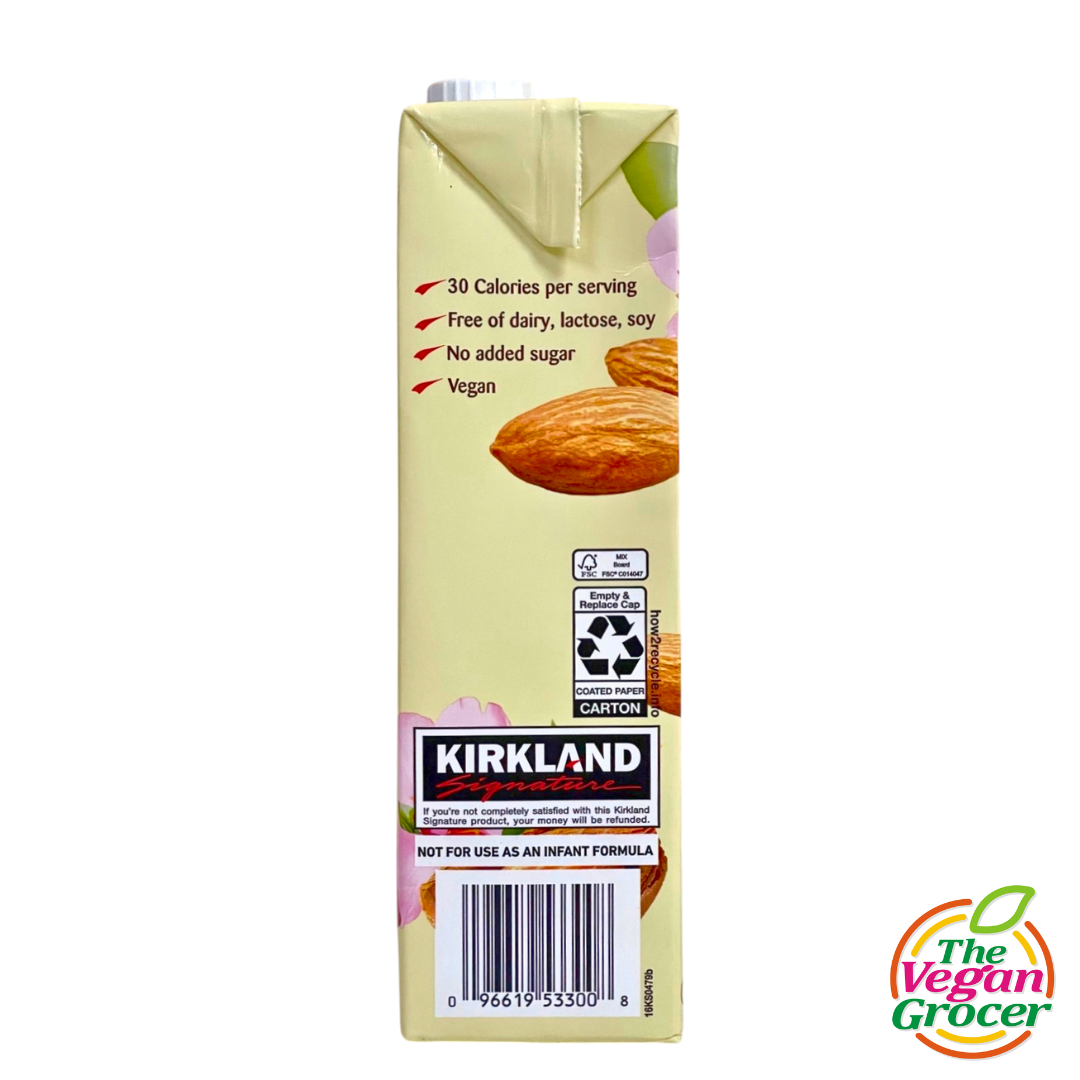 Kirkland Organic Almond Milk Vanilla Unsweetened 946mL