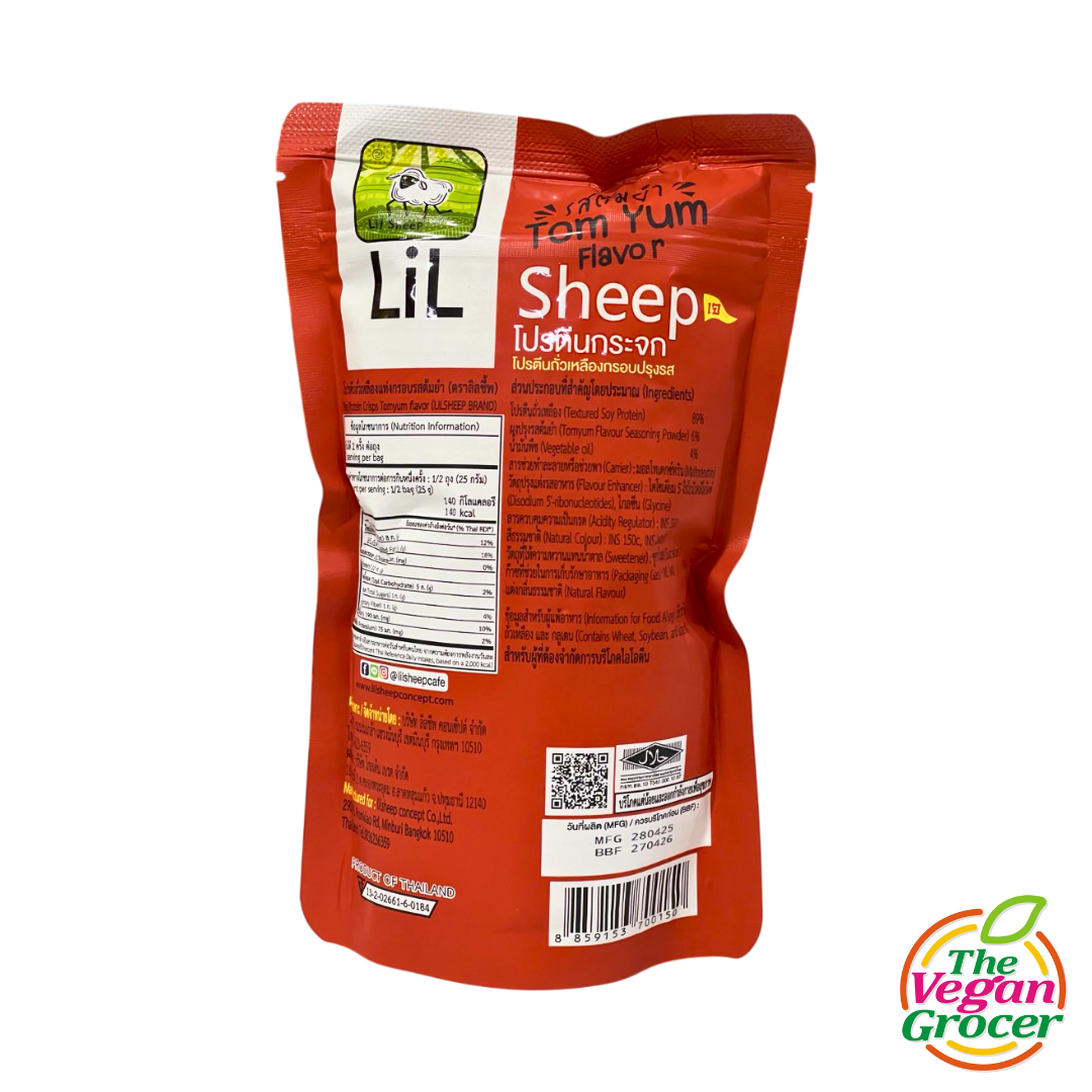 Lil Sheep Soy Protein Crisps 50g - Tom Yum Flavor