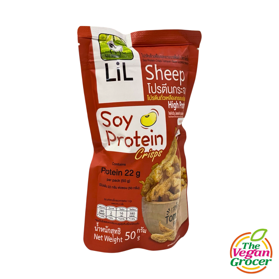 Lil Sheep Soy Protein Crisps 50g - Tom Yum Flavor
