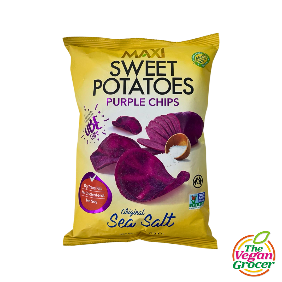 Maxi Sweet Potatoes Purple Chips (Original Sea Salt) 71g (gluten-free, Halal)
