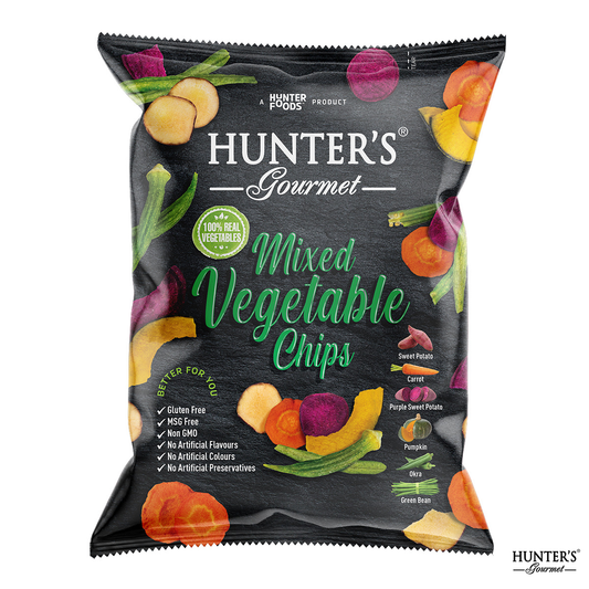 Hunters Gourmet Mixed Vegetable Chips 75g (gluten-free) (Buy1 Take1 FREE)