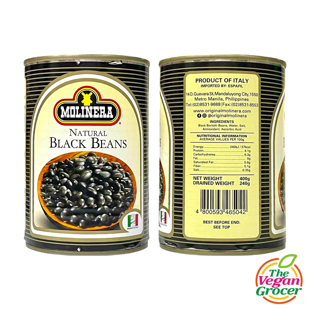 Molinera Natural Black Beans 400g