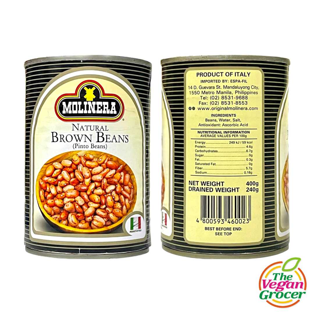 Molinera Natural Brown Beans (Pinto Beans) 400g