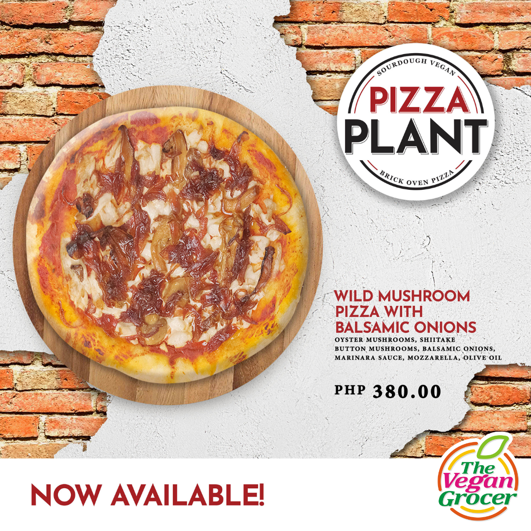 Pizza Plant Wild Mushroom Pizza w/ Onion Marmalade 10”