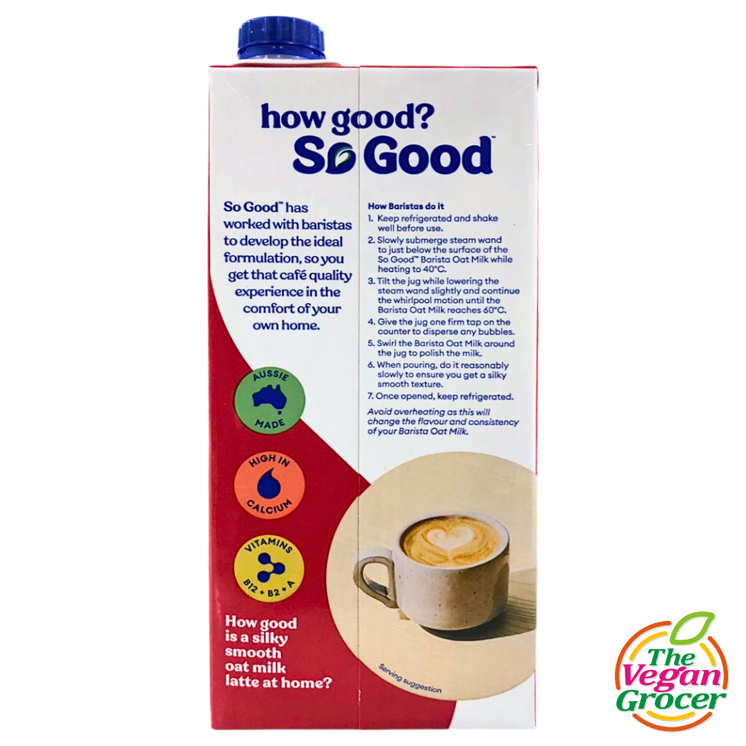 So Good Barista Oat Milk 1L