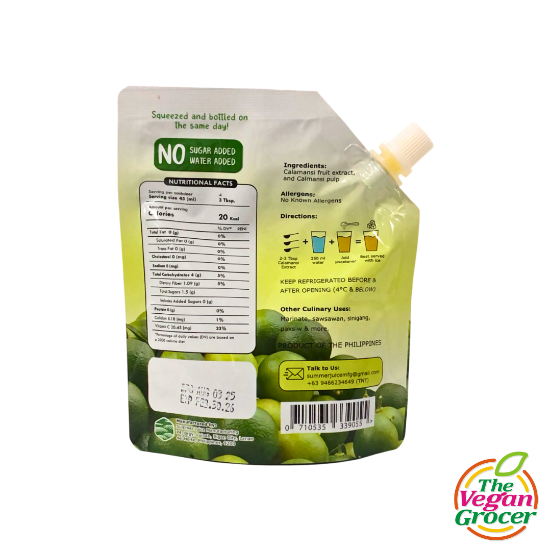 Summer Juice Pure Calamansi Extract (gluten-free, no sugar added)