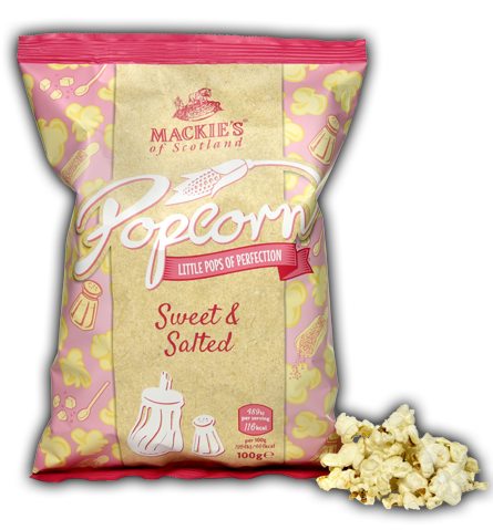 Mackie's of Scotland Popcorn Sweet & Salty 100g 50% OFF