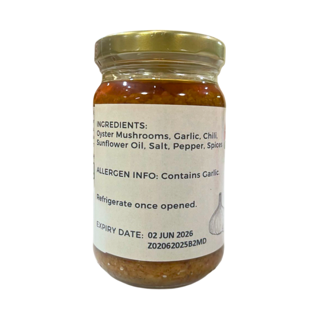 TVG Mushroom Chili Garlic 220g (gluten-free, soy-free)