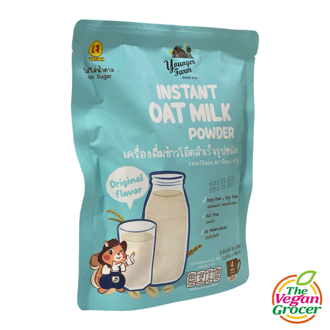 Younger Farm Instant Oat Milk Powder 92g x 4sachets - (Original Flavor)