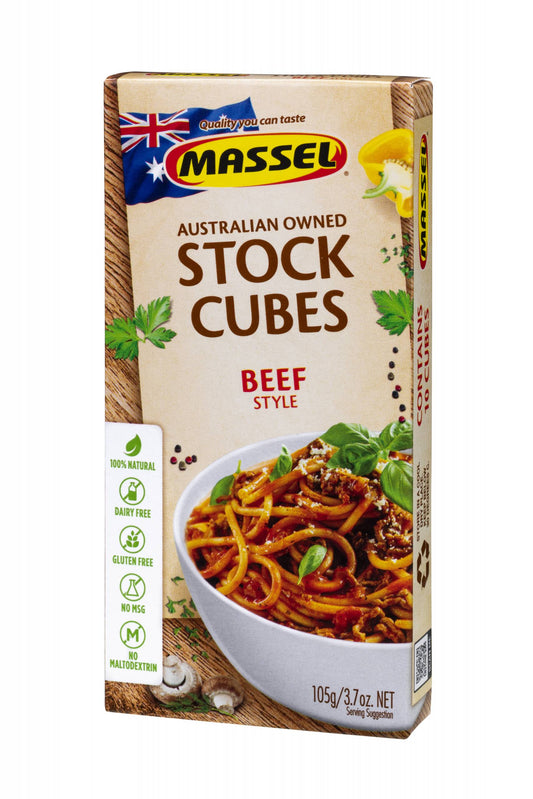 Massel Beef Style Premium Cubes 10s 105g (gluten-free)
