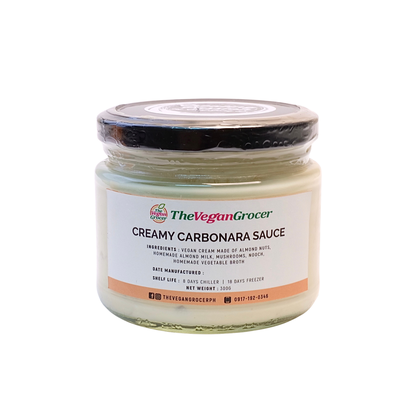 TVG Vegan Creamy Carbonara Sauce 300g