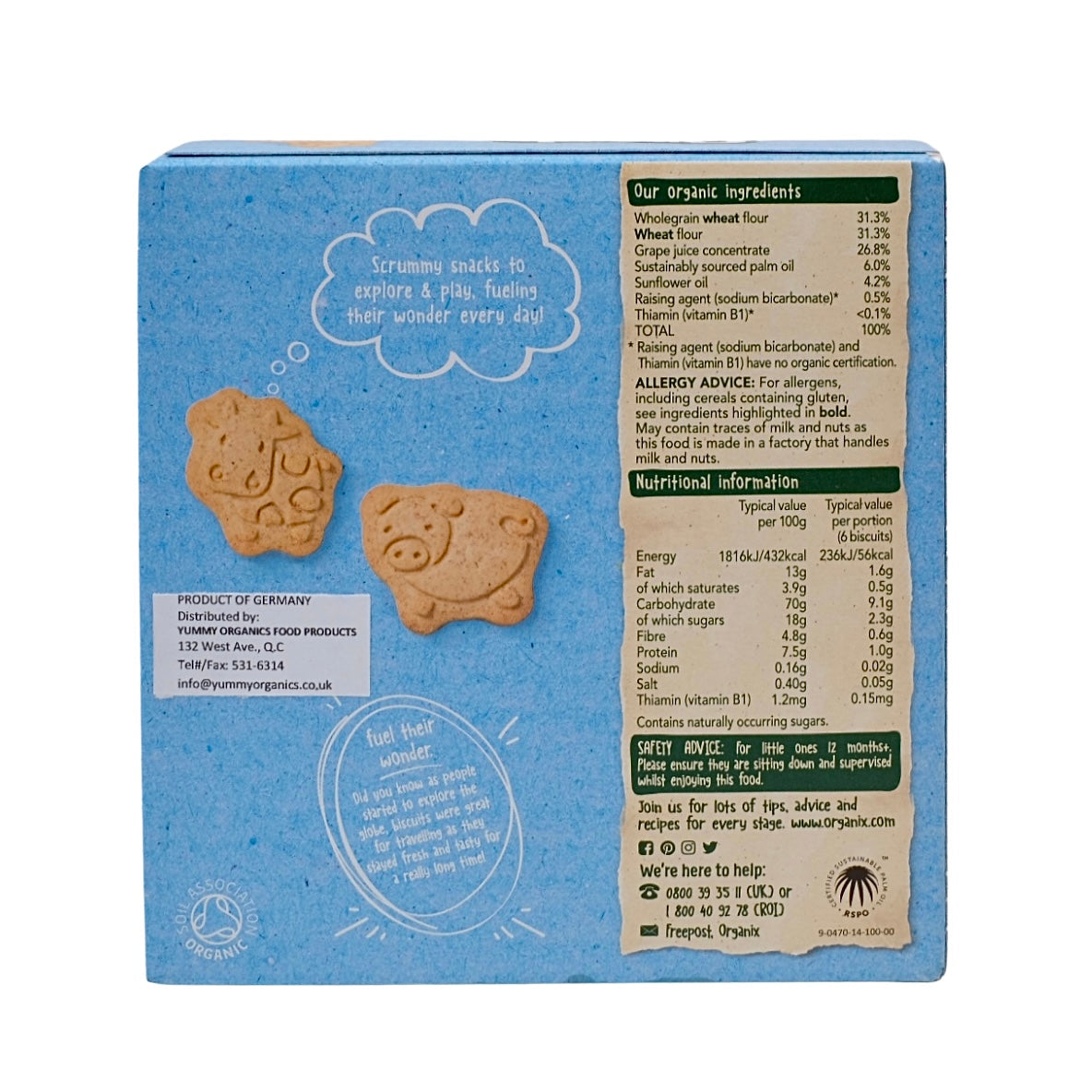 Organix Animals Biscuits 100g