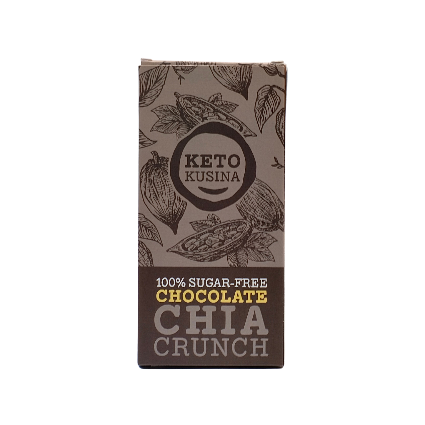 Keto Kusina Chocolate Bar - Chia Crunch 60g