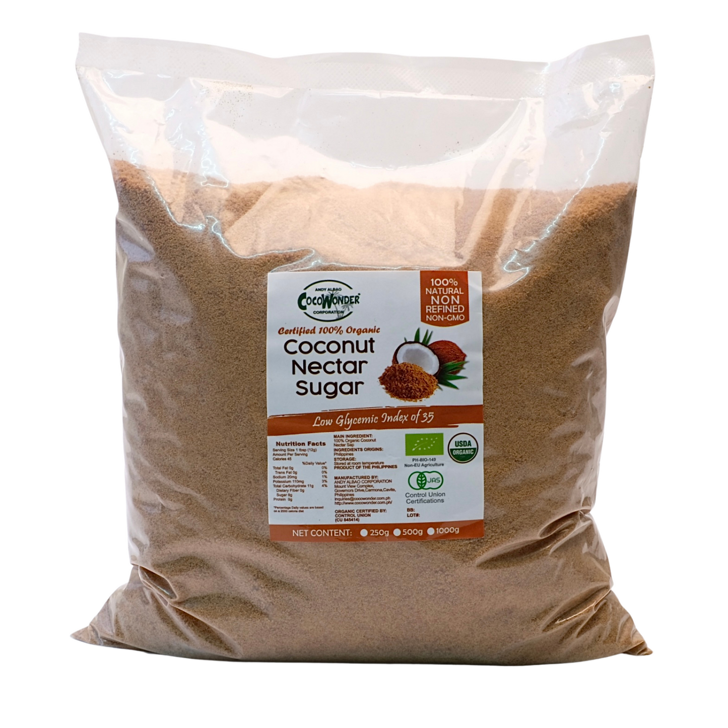 Cocowonder Coconut Sugar