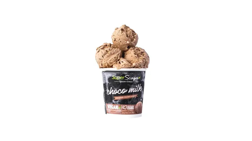 Super Scoops Choco Milk Vegan Ice Cream