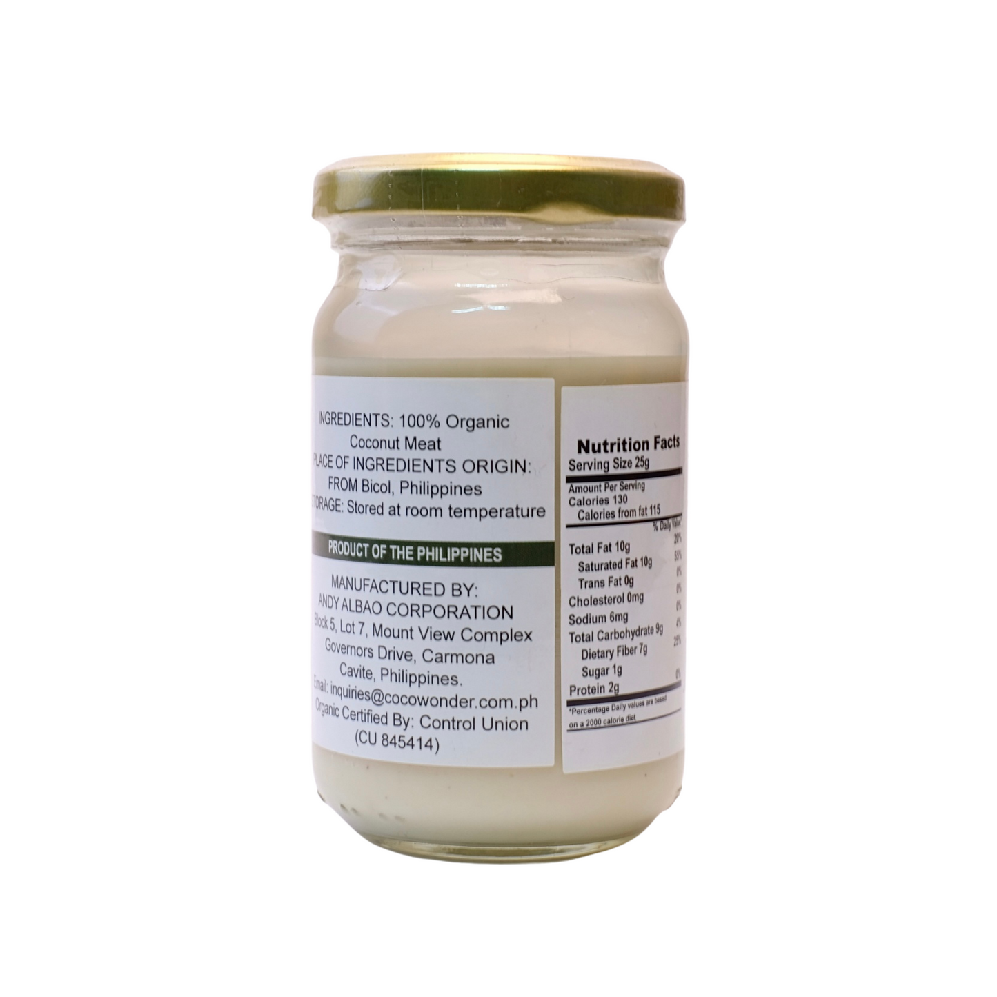 Cocowonder Coconut Butter 250mL (gluten-free)