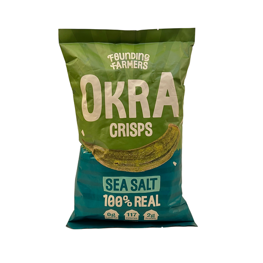 Founding Farmers Okra Crisps Sea Salt 70g