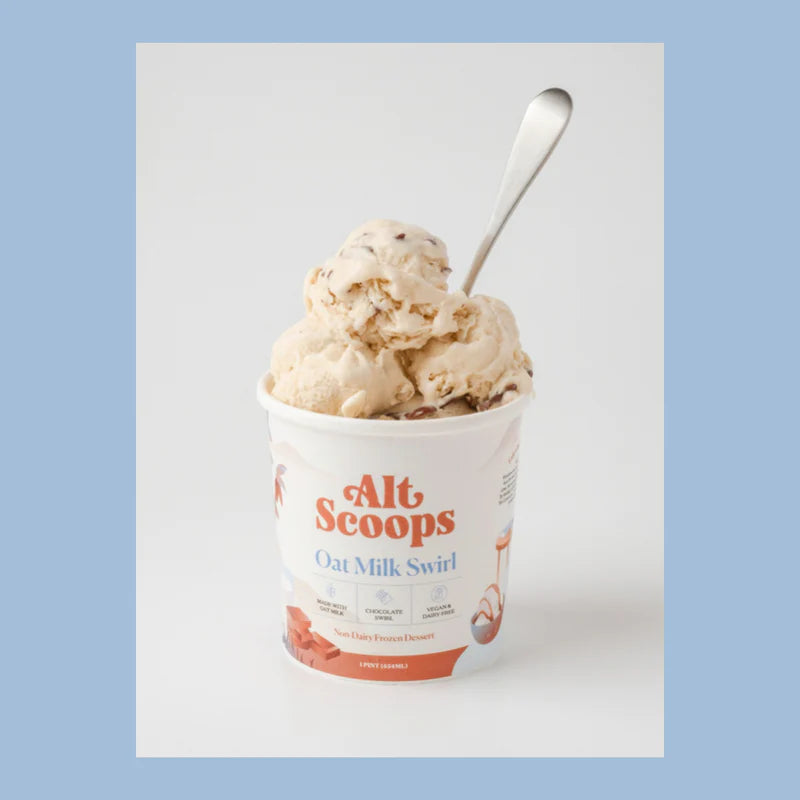Alt Scoops Oat Milk Swirl Ice Cream