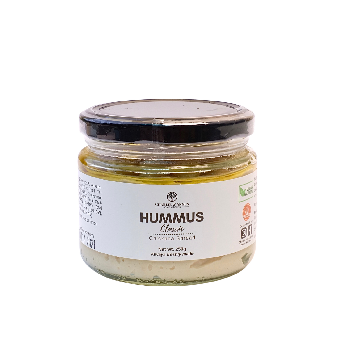 Charlie and Angus Classic Hummus 250g