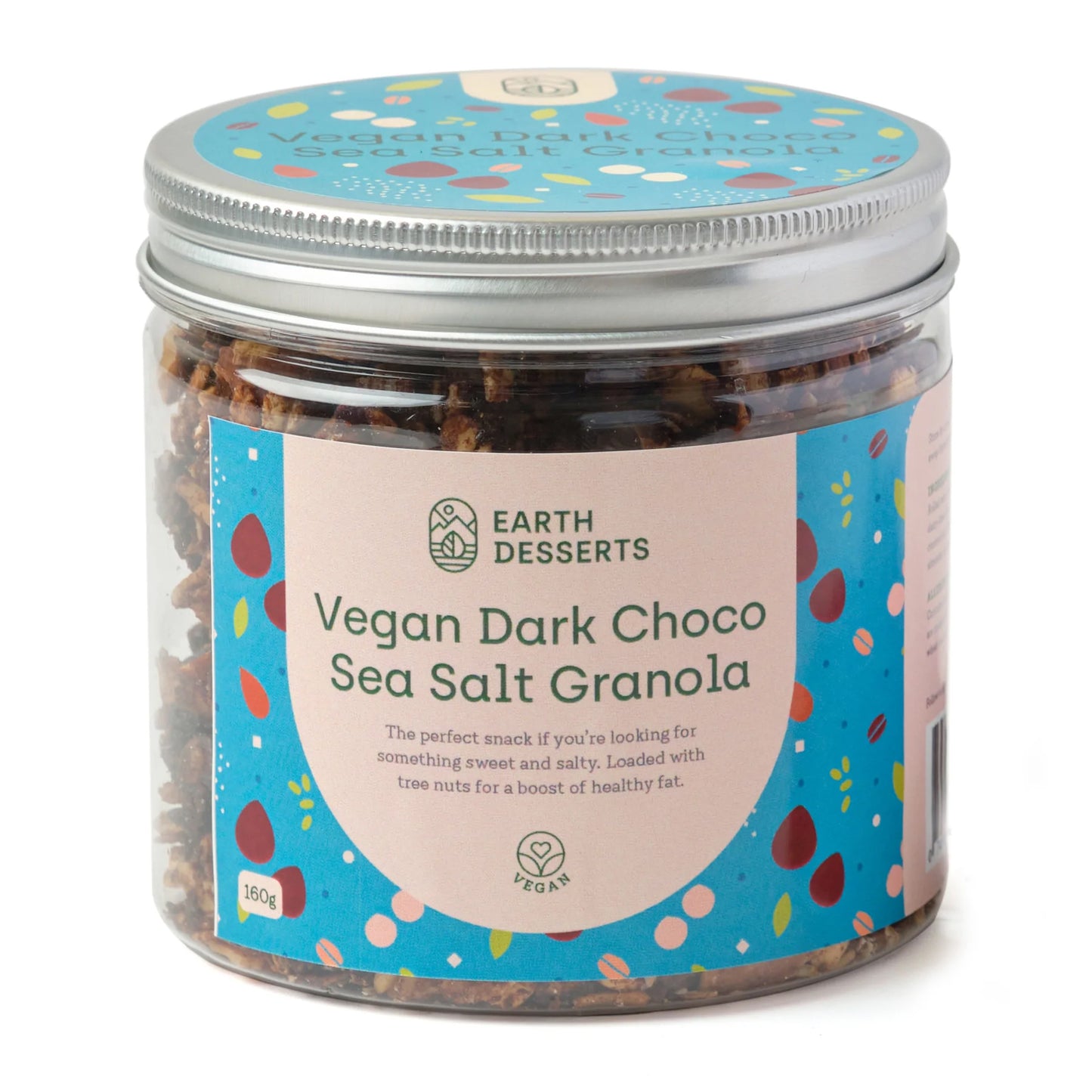 Earth Desserts Dark Choco Sea Salt Granola 180g