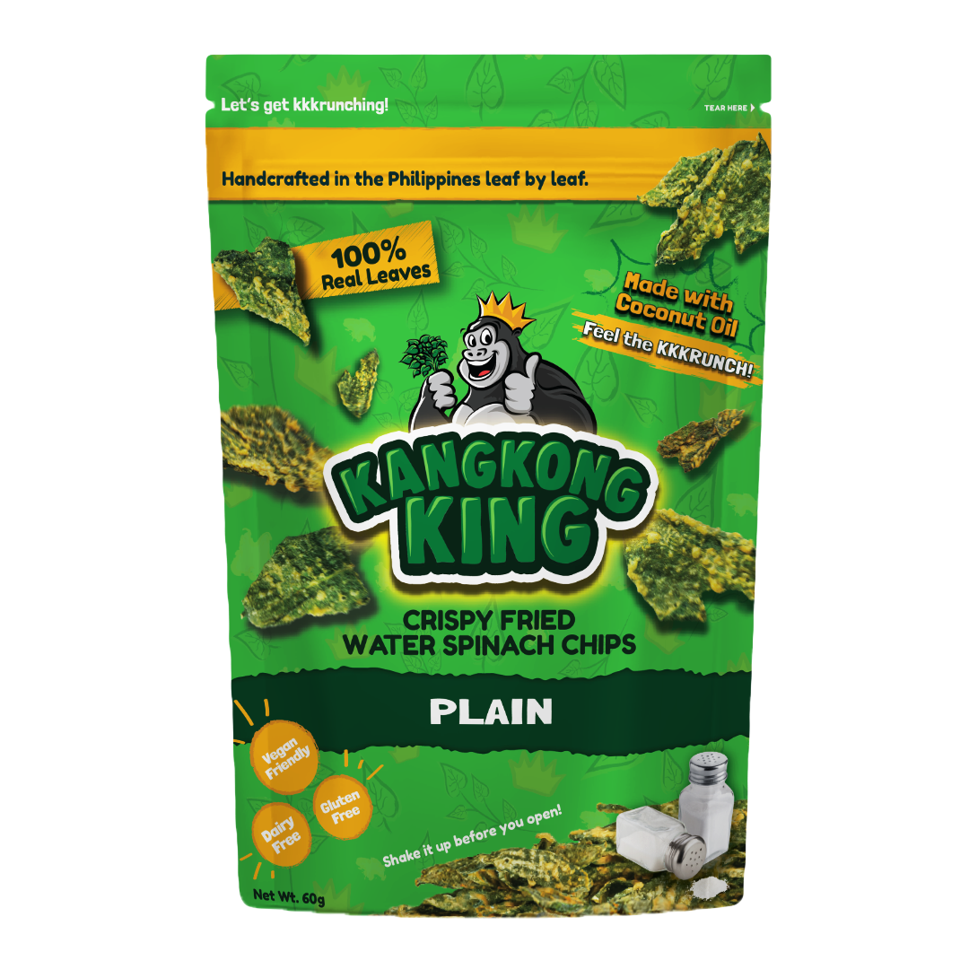 Kangkong King Chips Plain 60g (gluten-free)