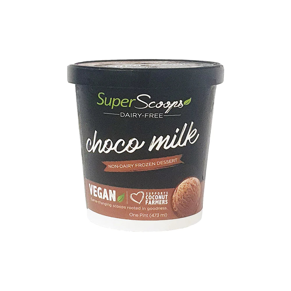 Super Scoops Choco Milk Vegan Ice Cream