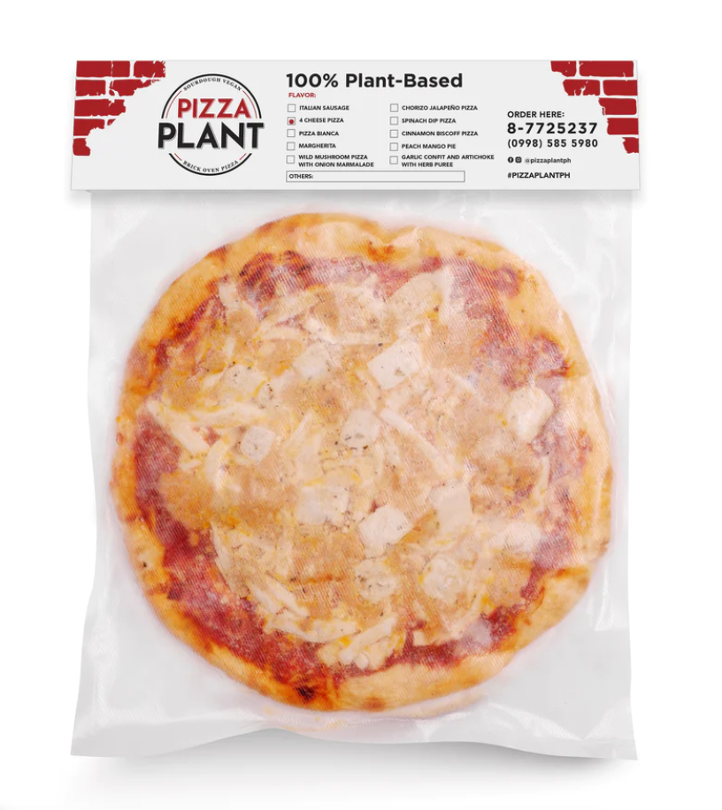 Pizza Plant Four Cheese Pizza 10”
