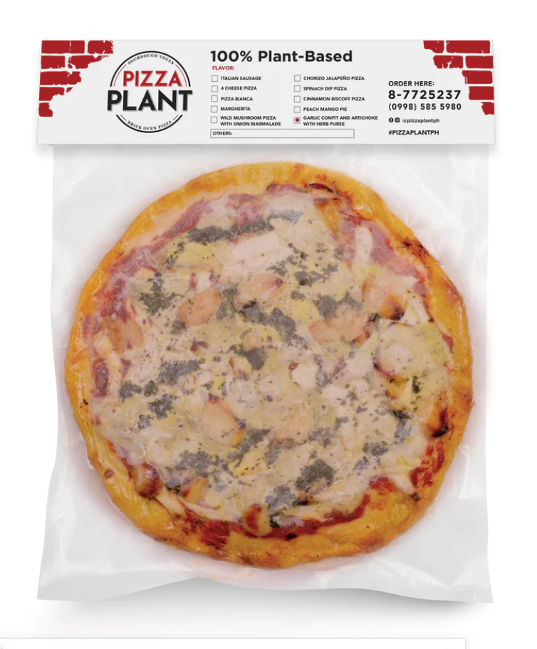 Pizza Plant Garlic Confit & Artichokes 10”