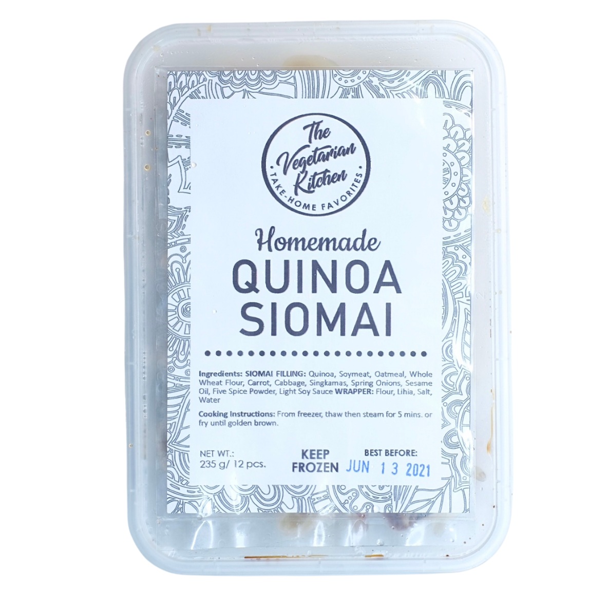 TVK Vegan Quinoa Siomai 12pcs