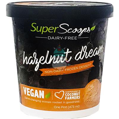 Super Scoops Hazelnut Dream Vegan Ice Cream pint