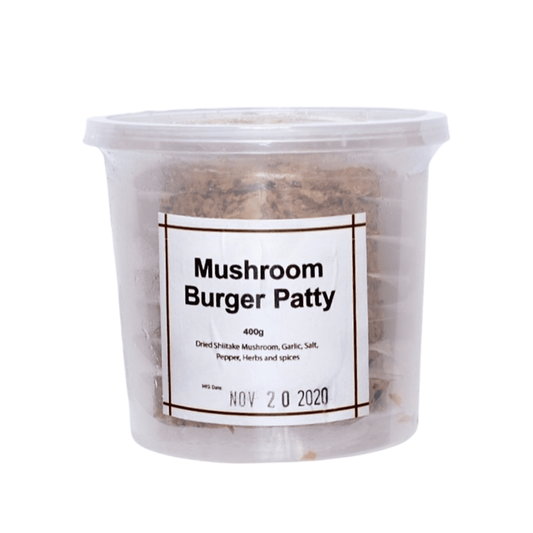 Mushroom Burger Patties 400g (8pcs.) (gluten-free, soy-free)