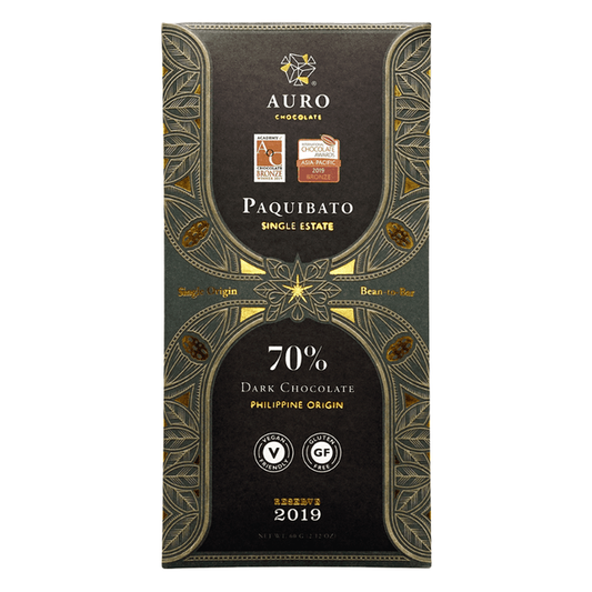 Auro Reserve Collection : 70% Paquibato Dark Chocolate 60g