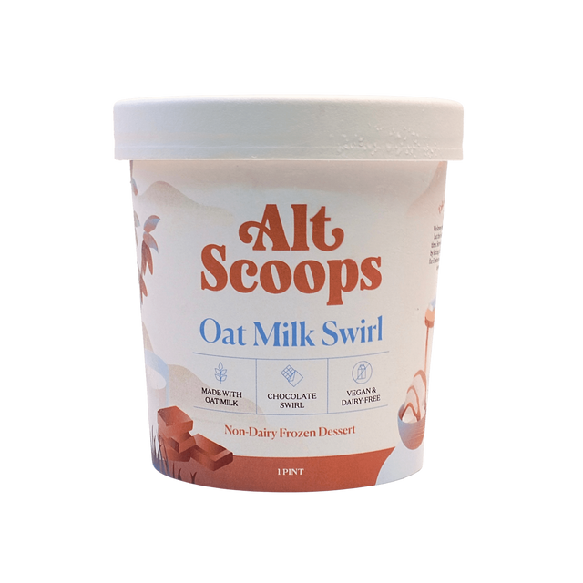Alt Scoops Oat Milk Swirl Ice Cream