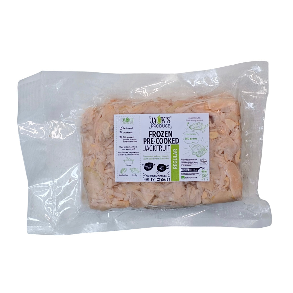 Jack's Produce Pre-cooked Jackfruit 350g