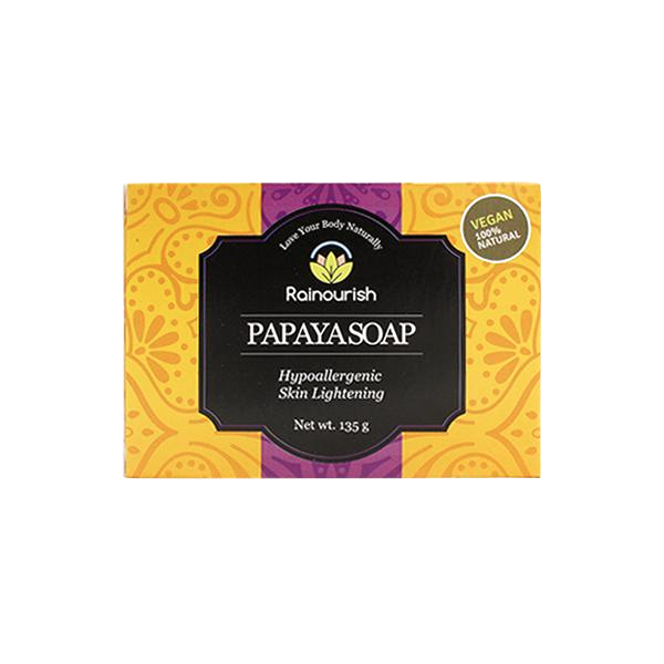 Rainourish Papaya Soap 135g The Vegan Grocer Ph