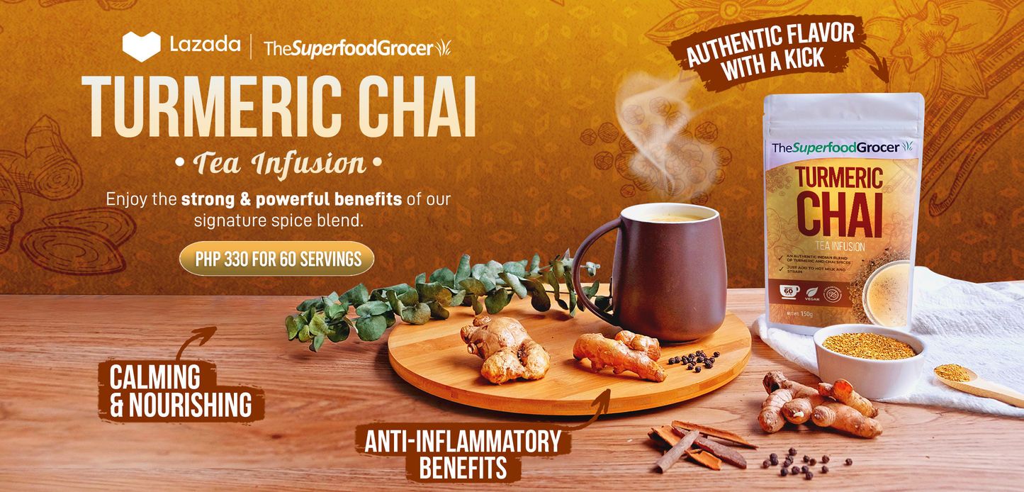 The Superfood Grocer Turmeric Chai Tea Infusion 150g