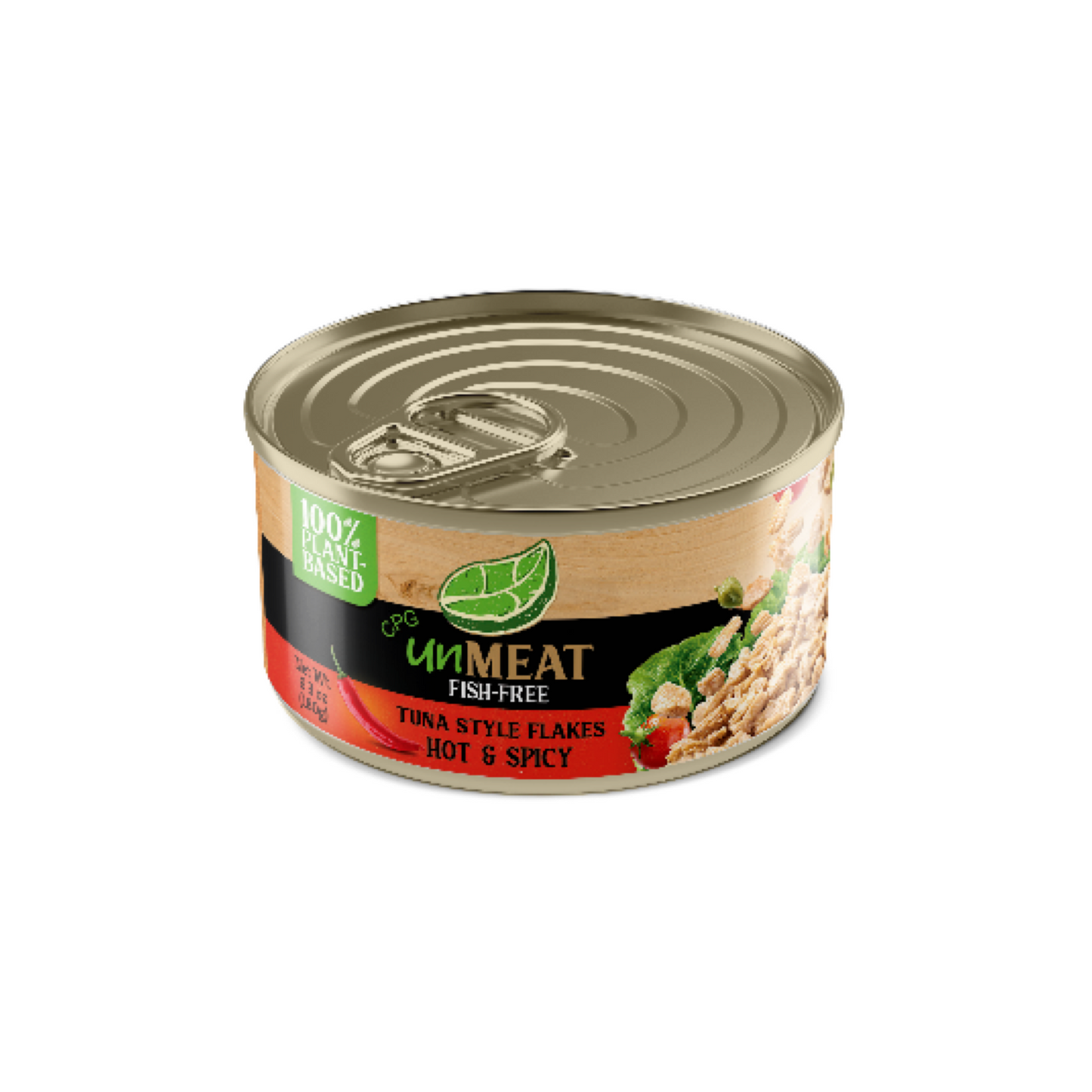 Unmeat Fish-free Tuna Style Flakes Hot & Spicy 180g