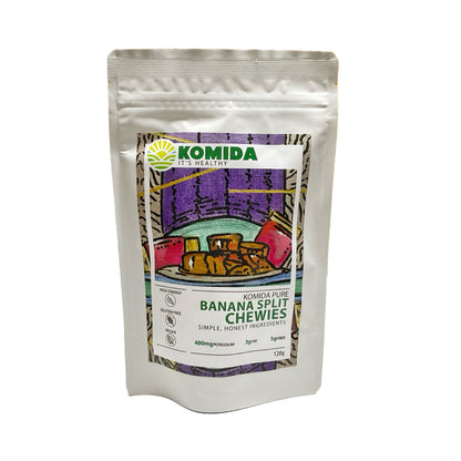 Komida Banana Split Chewies 120g (gluten-free)