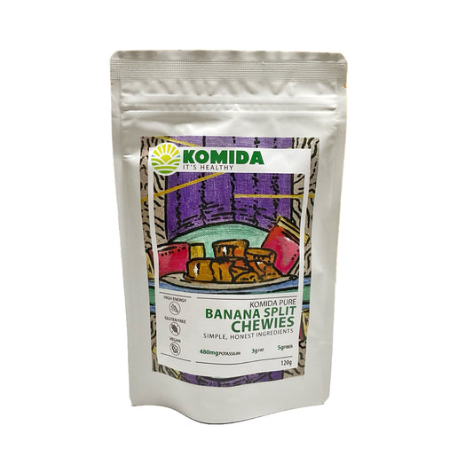 Komida Banana Split Chewies 120g (gluten-free)