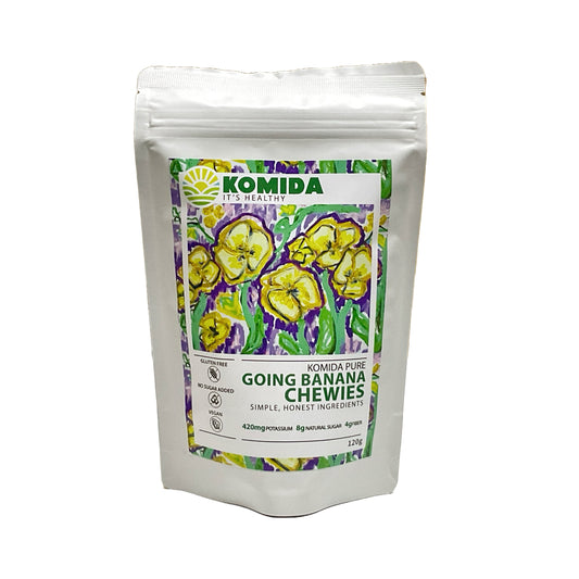 Komida Going Banana Chewies 120g (gluten-free, no added sugar)