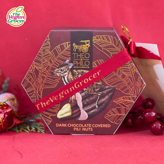 Theo & Philo Dark Chocolate Covered Pili Nuts Gift Set