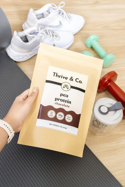 Thrive & Co Vegan Chocolate Pea Protein Powder 454g