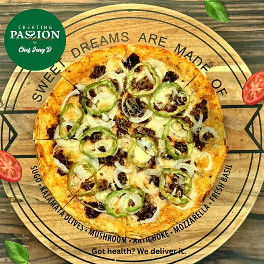 Chef Jeng Vegan Tapa Pizza 10" (gluten-free, sugar-free)